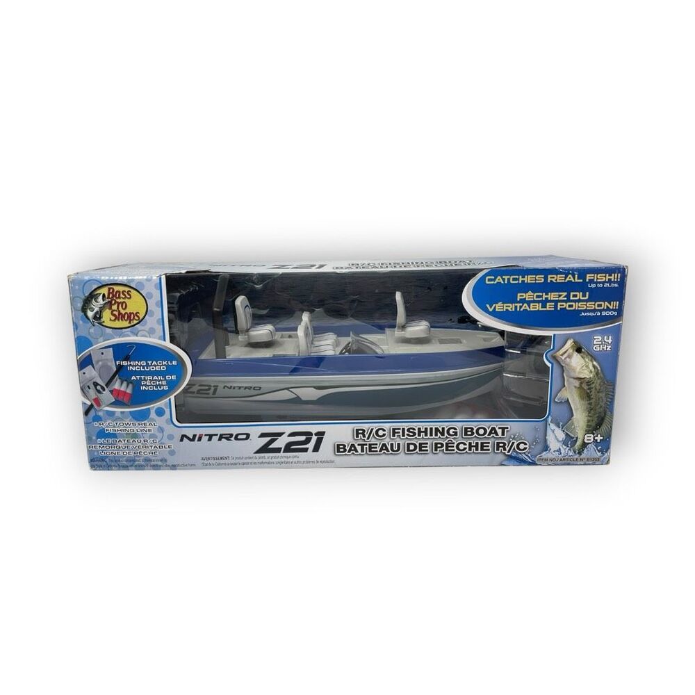 Bass Pro Shops Nitro Z21 RC Fishing Boat New Open Box